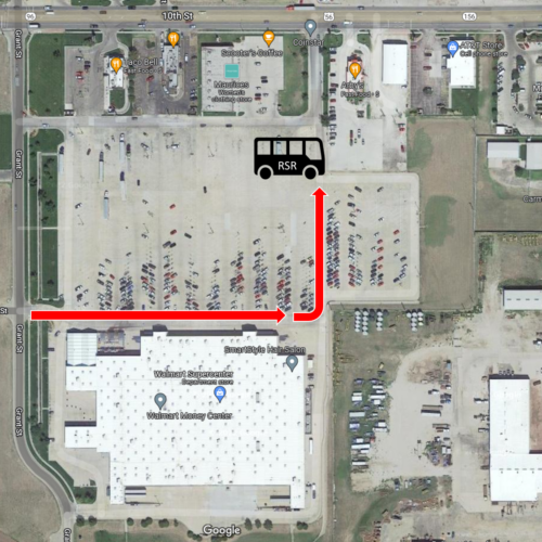 Great Bend Bus Location