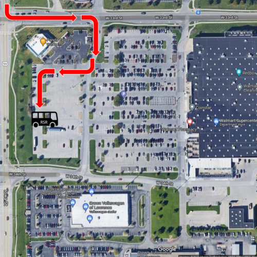 Lawrence Bus Location